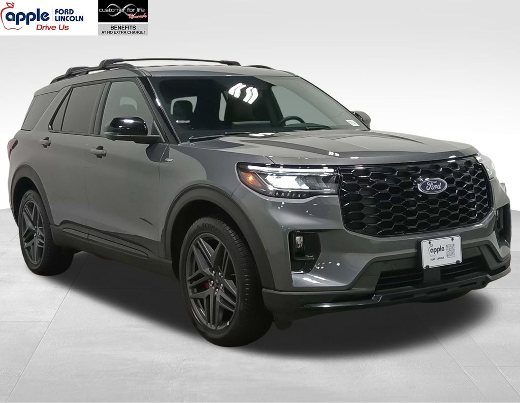 Gray Metallic 2025 Ford Explorer ST-Line AWD SUV / Crossover All-Wheel Drive Automatic