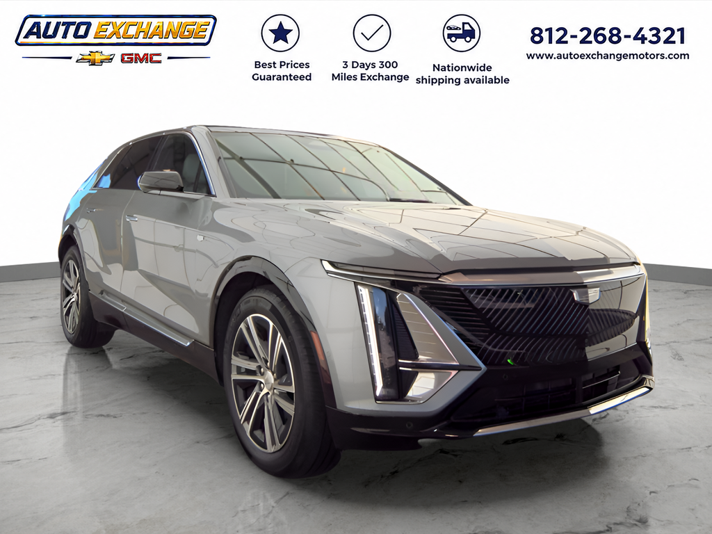 Argent Silver Metallic 2024 Cadillac LYRIQ SUV / Crossover All-Wheel Drive 1-Speed Automatic