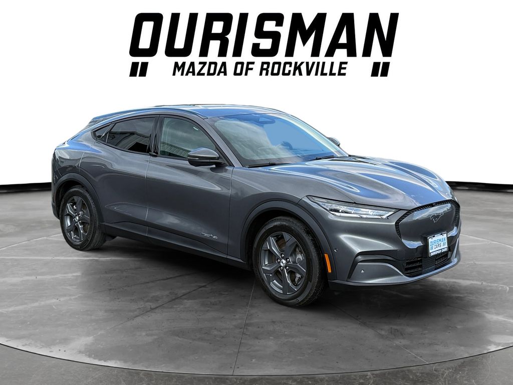 Gray Metallic 2021 Ford Mustang Mach-E SUV / Crossover All-Wheel Drive Automatic