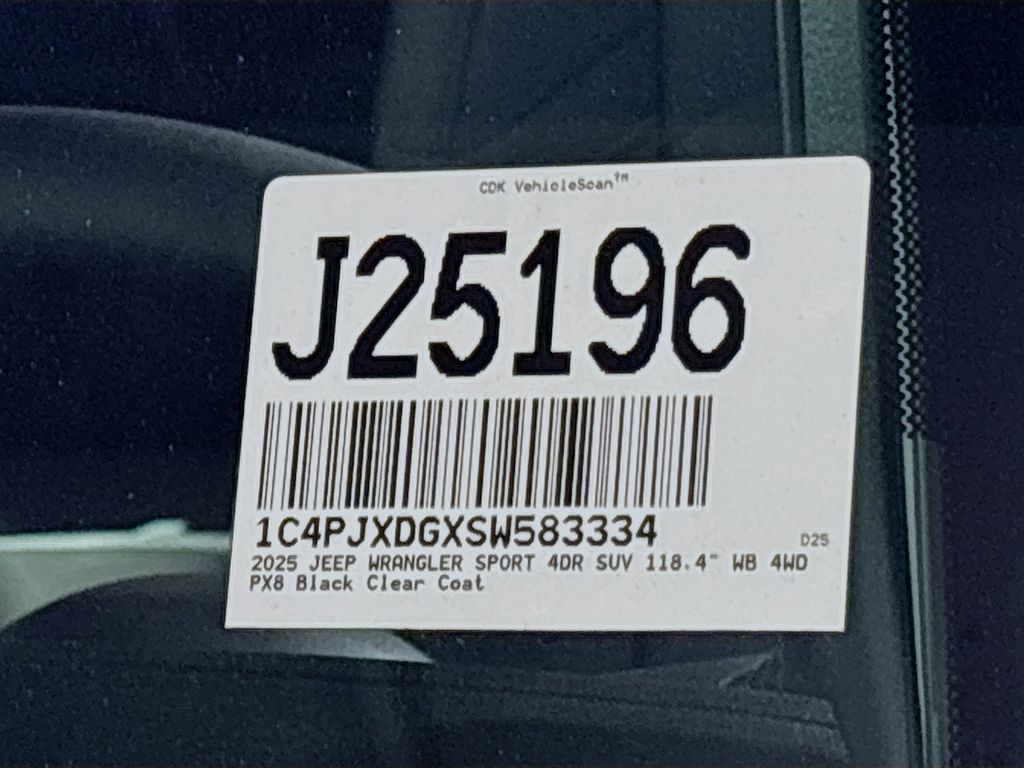 2025 Jeep Wrangler Sport S