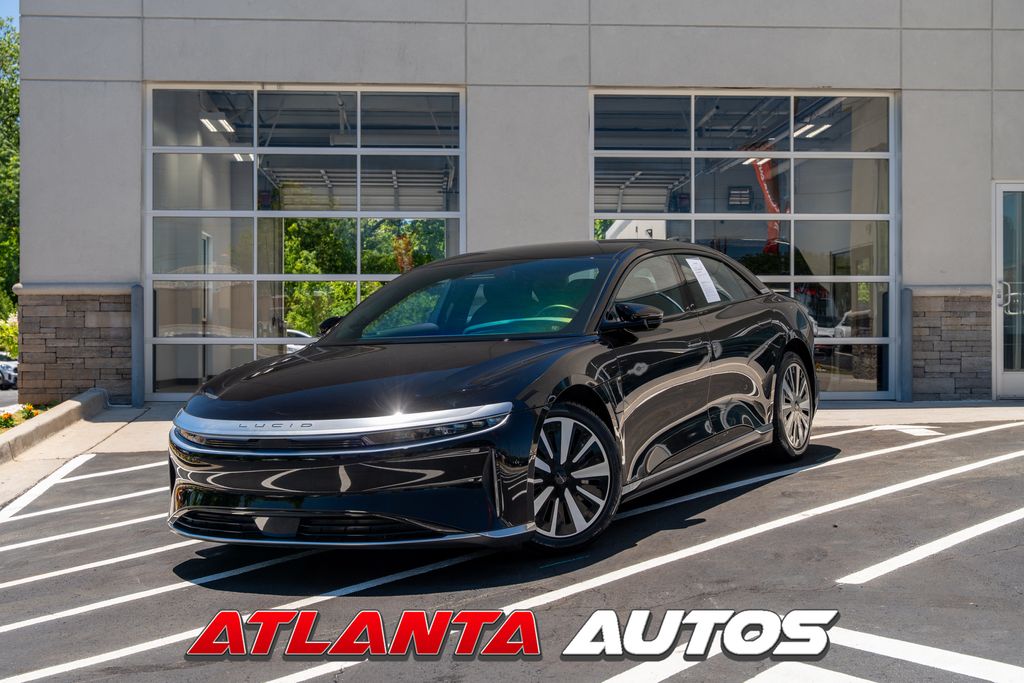 Infinite Black Metallic 2023 Lucid Air Sedan All-Wheel Drive 1-Speed Automatic