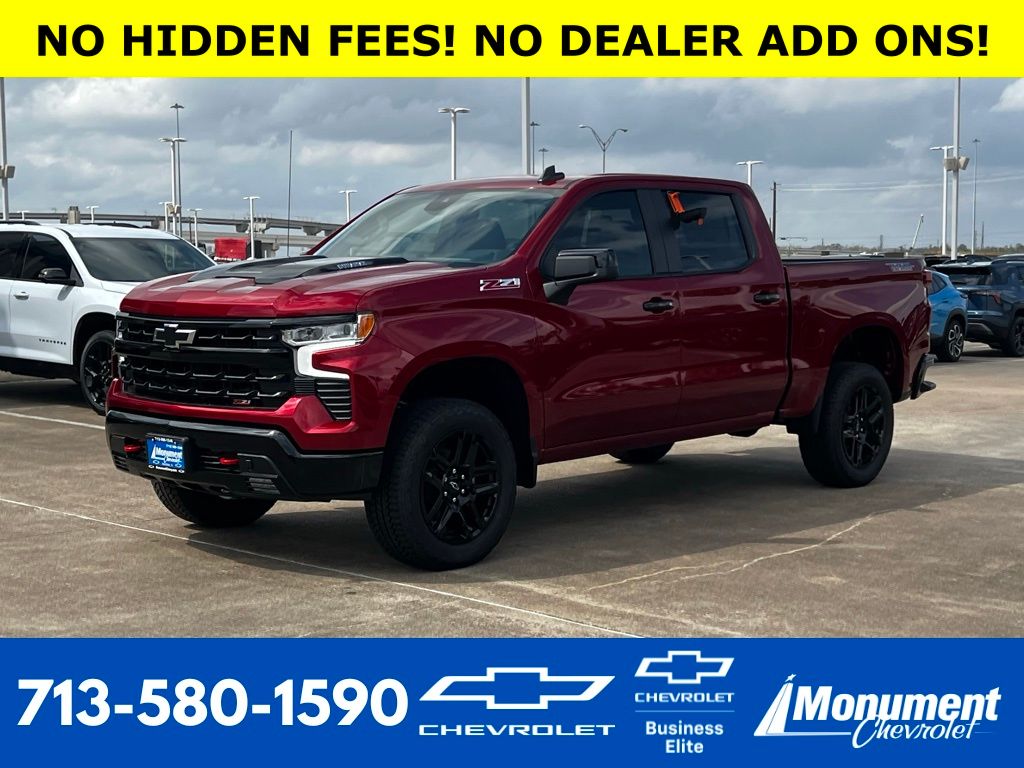 Radiant Red Tintcoat 2026 Chevrolet Silverado 1500 LT Trail Boss Crew Cab 4WD Pickup Truck Four-Wheel Drive Automatic