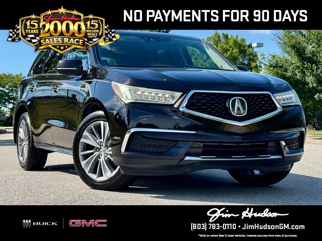 Black Copper Pearl 2017 Acura MDX SH-AWD with Technology Package SUV / Crossover All-Wheel Drive 9-Speed Automatic