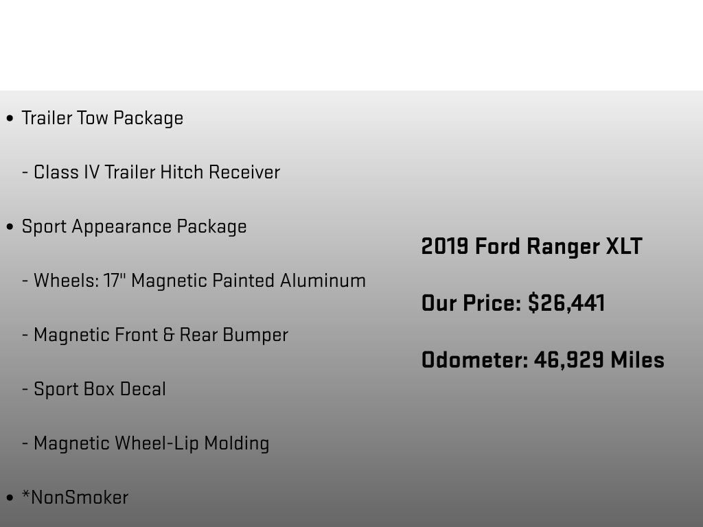 2019 Ford Ranger XLT Silver at Luther Ford