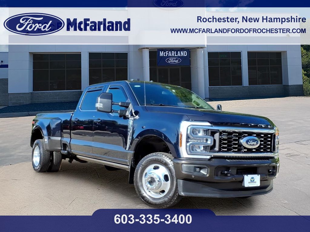 Blue Metallic 2025 Ford F-350 Super Duty Pickup Truck Four-Wheel Drive Automatic