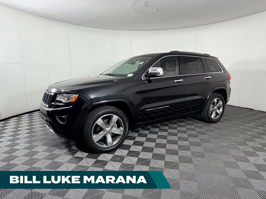 Black Forest Green Pearlcoat 2015 Jeep Grand Cherokee Overland SUV / Crossover 4X2 8-Speed Automatic