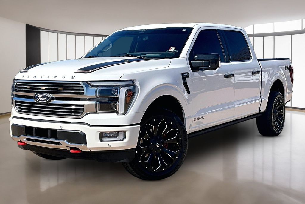 White Metallic 2025 Ford F-150 Pickup Truck Four-Wheel Drive Automatic