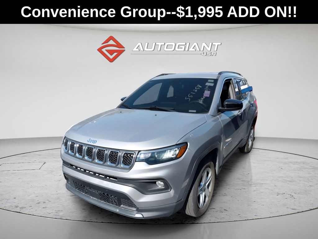 Billet Silver Metallic Clearcoat 2023 Jeep Compass SUV / Crossover Four-Wheel Drive 8-Speed Automatic