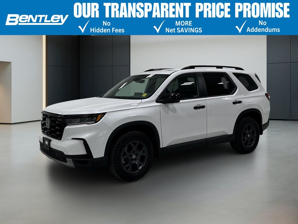 Platinum White 2024 Honda Pilot SUV / Crossover All-Wheel Drive Automatic