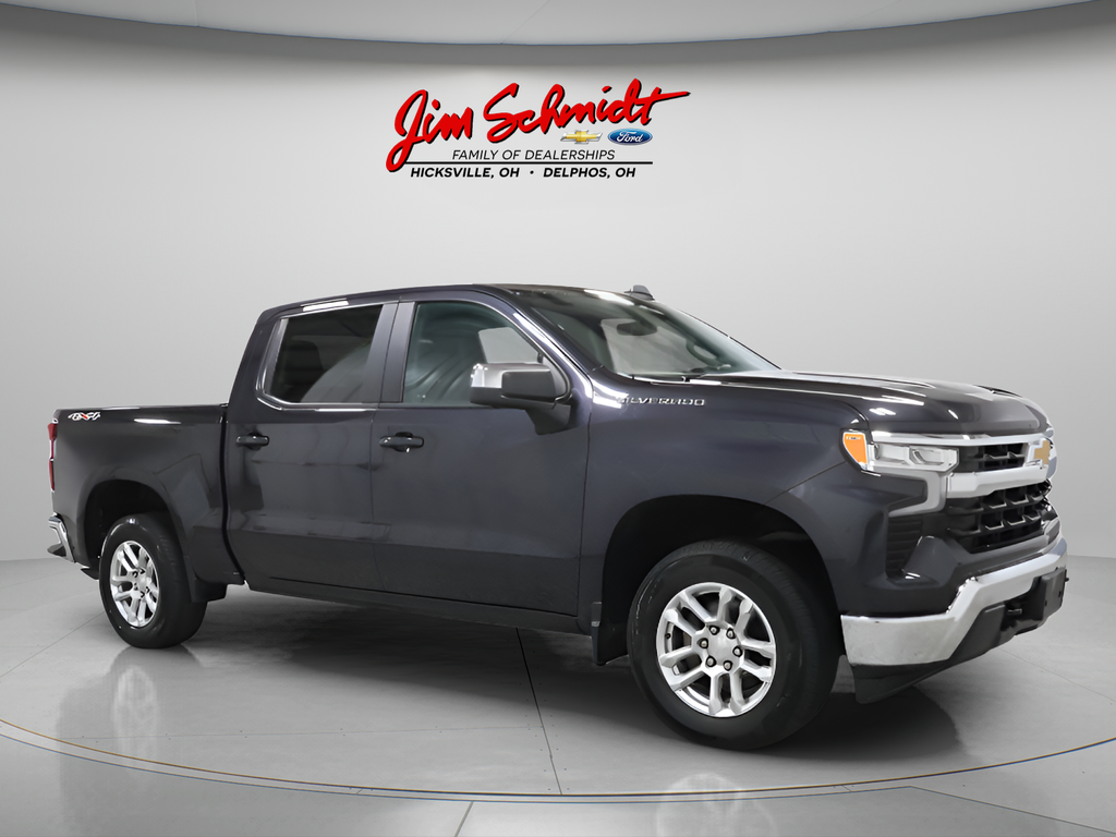 Dark Ash Metallic 2023 Chevrolet Silverado 1500 Pickup Truck Four-Wheel Drive 8-Speed Automatic