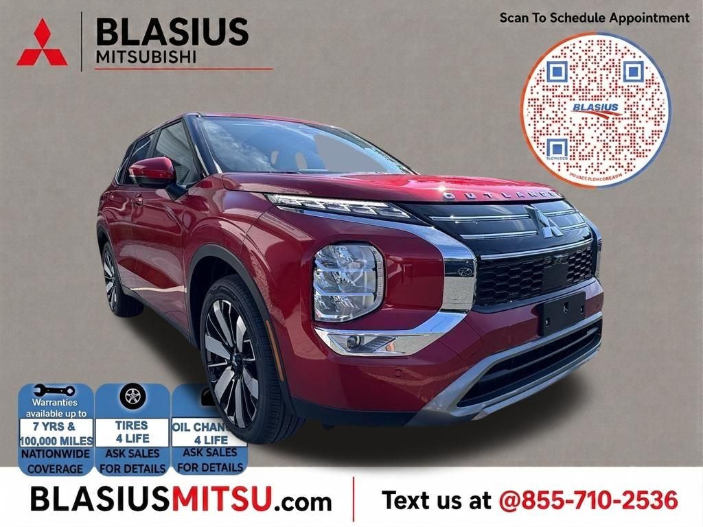 Red Diamond 2025 Mitsubishi Outlander SUV / Crossover Front-Wheel Drive Continuously Variable Transmission