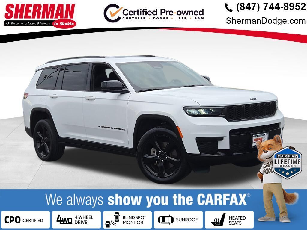 Bright White Clearcoat 2023 Jeep Grand Cherokee L SUV / Crossover Four-Wheel Drive 8-Speed Automatic