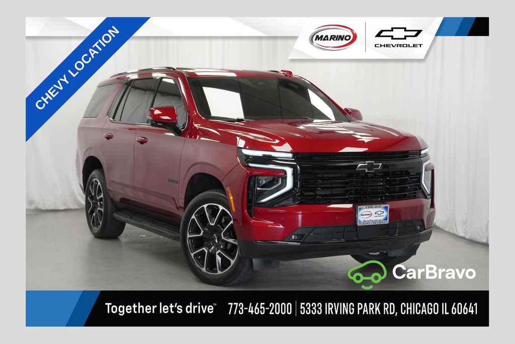 Radiant Red 2025 Chevrolet Tahoe SUV / Crossover Four-Wheel Drive 