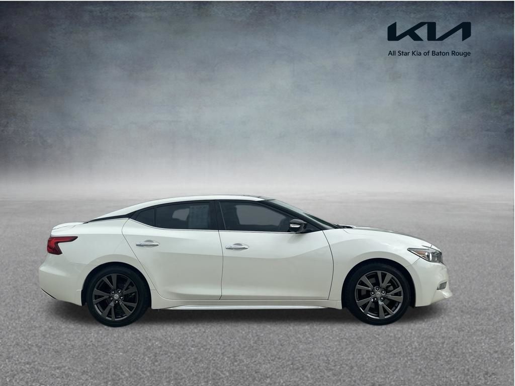 Pearl White 2017 Nissan Maxima Sedan Front-Wheel Drive Continuously Variable Transmission