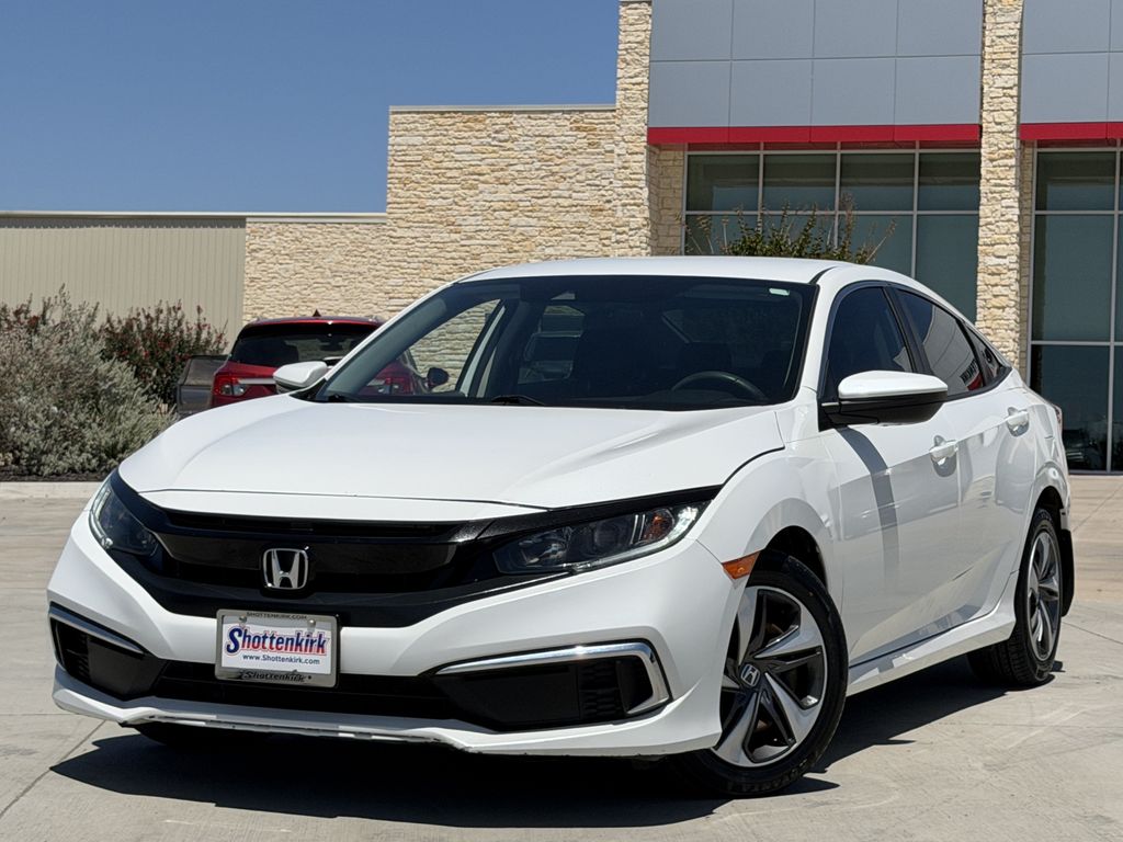 Used 2019 Honda Civic LX with VIN 19XFC2F6XKE001451 for sale in Hudson Oaks, TX
