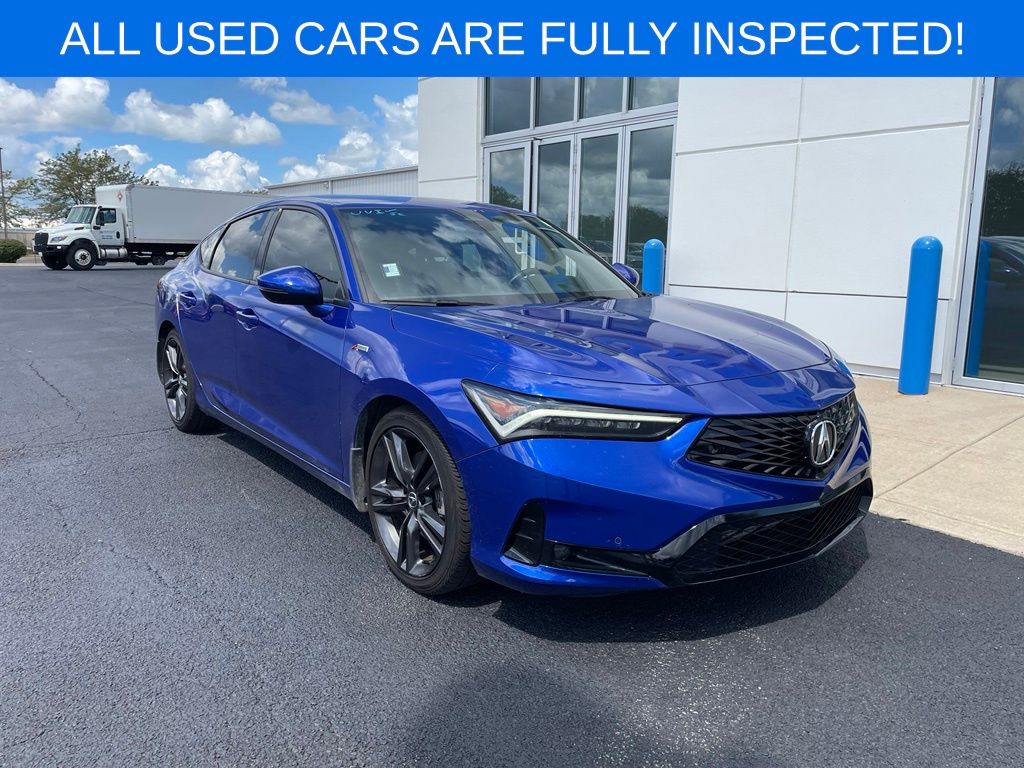 Apex Blue Pearl 2025 Acura Integra Sedan Front-Wheel Drive Continuously Variable Transmission