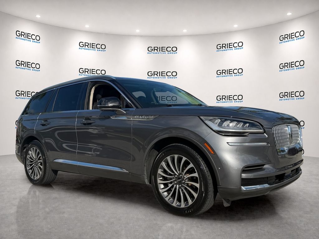 Asher Gray Metallic Clearcoat 2022 Lincoln Aviator SUV / Crossover Rear-Wheel Drive Automatic