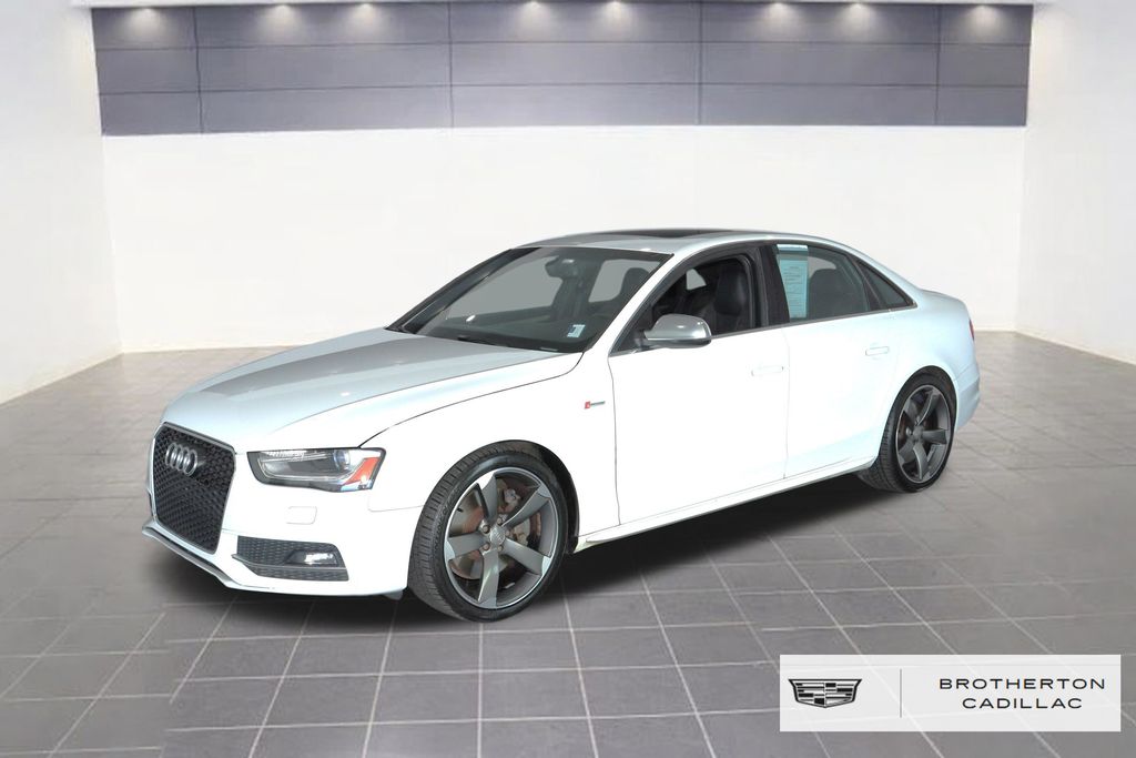 Glacier White Metallic 2014 Audi S4 3.0T quattro Premium Plus Sedan AWD Sedan All-Wheel Drive 7-Speed Automatic