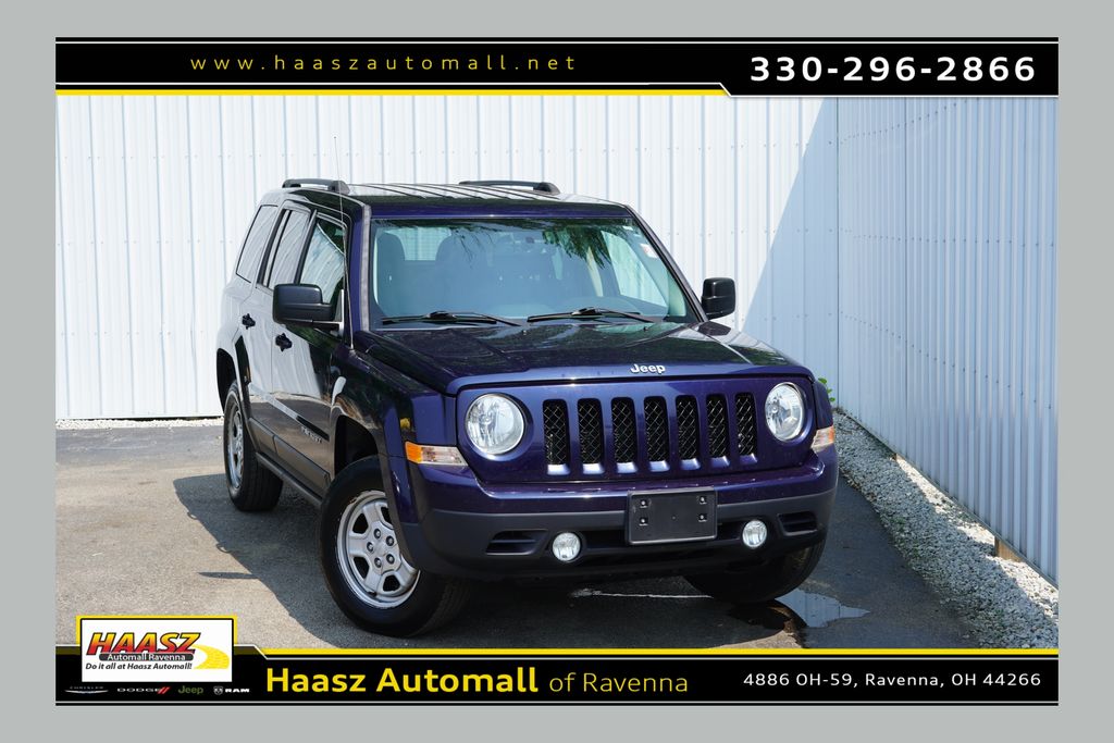 True Blue Pearlcoat 2016 Jeep Patriot SUV / Crossover Four-Wheel Drive 6-Speed Automatic