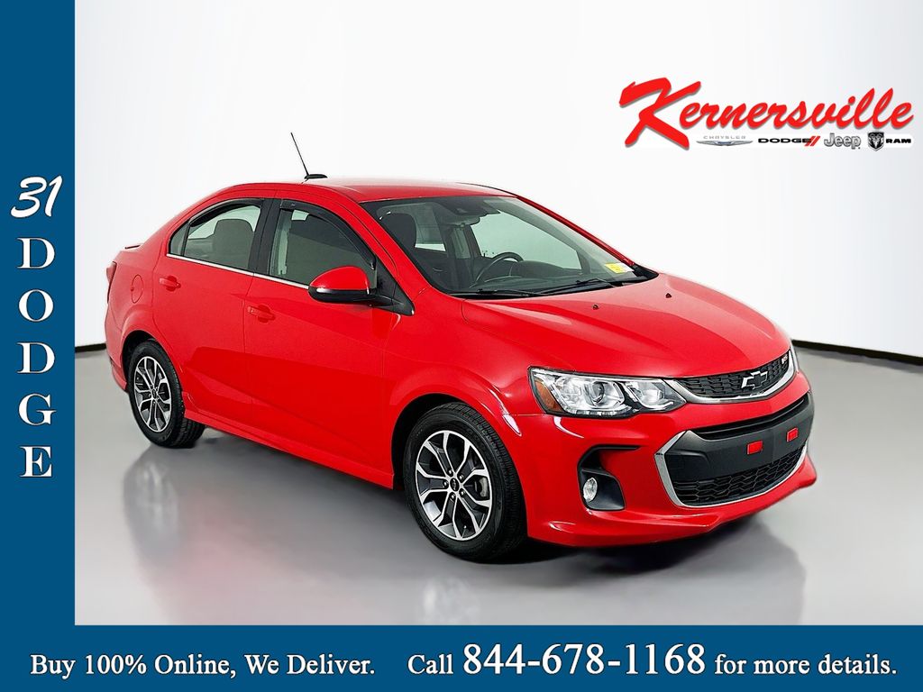 Red 2019 Chevrolet Sonic LT Sedan FWD Sedan Front-Wheel Drive 6-Speed Automatic