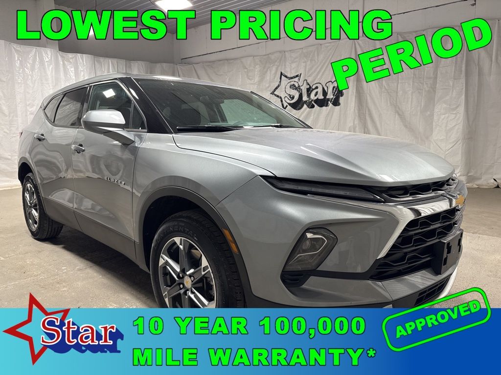 Sterling Gray Metallic 2025 Chevrolet Blazer LT AWD SUV / Crossover 9-Speed Automatic Overdrive
