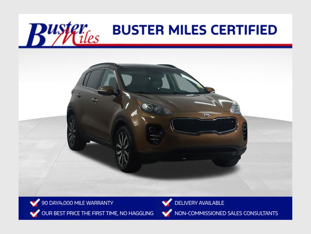Red (Burnished Copper) 2018 Kia Sportage SUV / Crossover All-Wheel Drive 6-Speed Automatic Overdrive