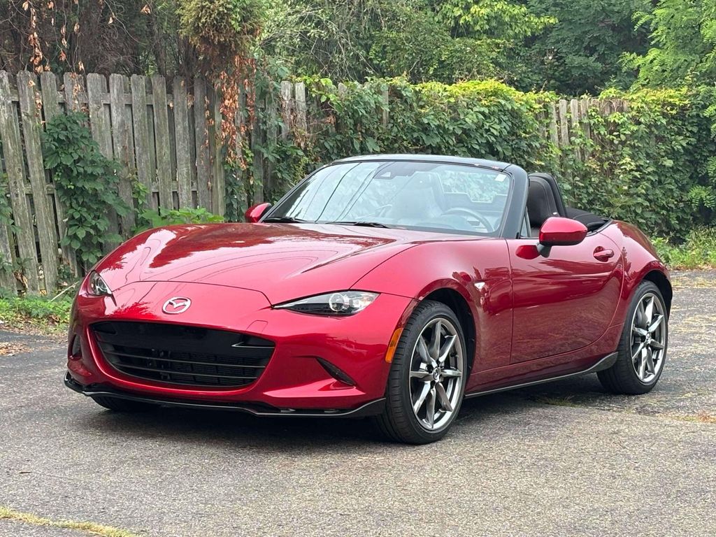 Red Crystal 2022 Mazda MX-5 Miata Convertible Rear-Wheel Drive 6-Speed Manual