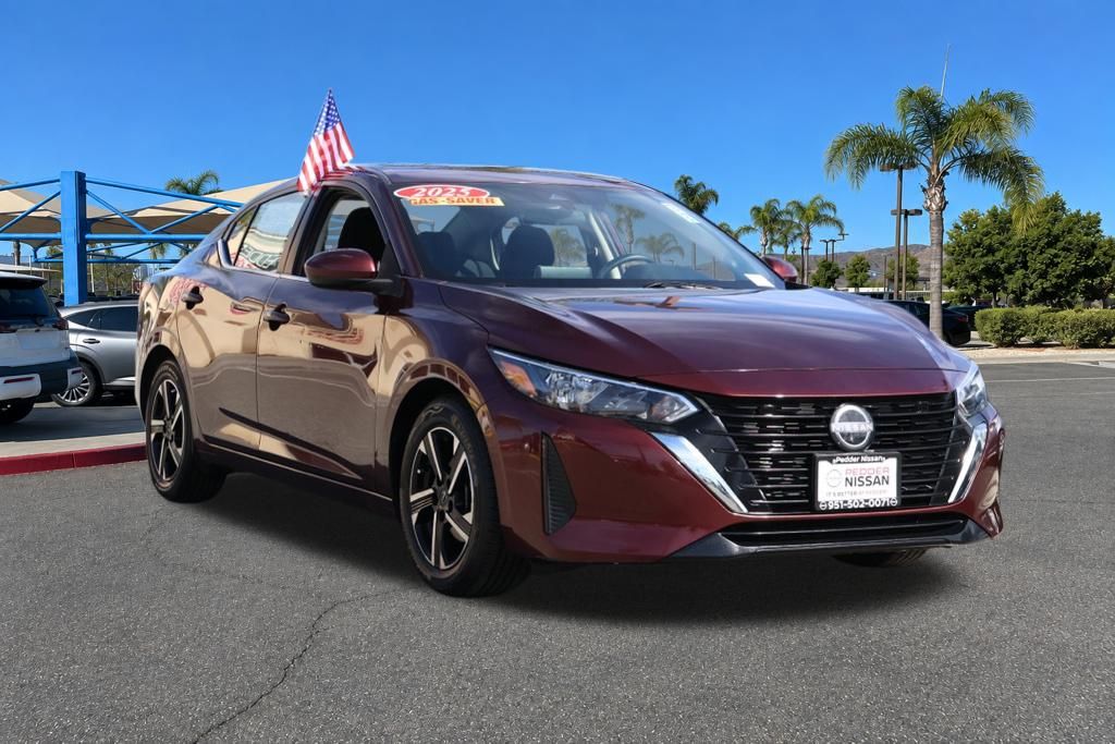 Rosewood Metallic 2025 Nissan Sentra Sedan Front-Wheel Drive Continuously Variable Transmission
