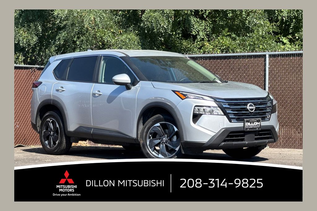Brilliant Silver Metallic 2025 Nissan Rogue SUV / Crossover All-Wheel Drive Continuously Variable Transmission