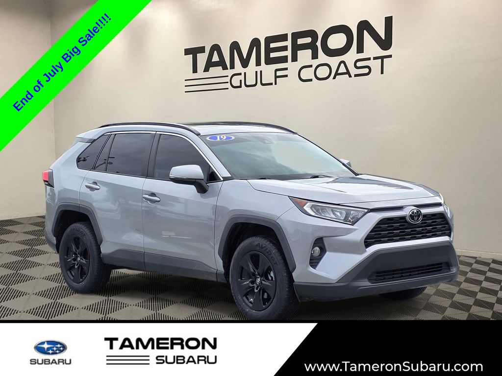 Silver Sky Metallic 2019 Toyota RAV4 SUV / Crossover Front-Wheel Drive 8-Speed Automatic