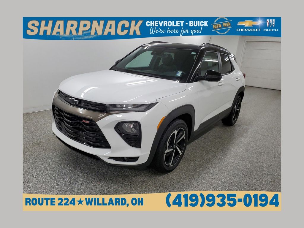 Summit White 2023 Chevrolet Trailblazer RS FWD SUV / Crossover Front-Wheel Drive Continuously Variable Transmission