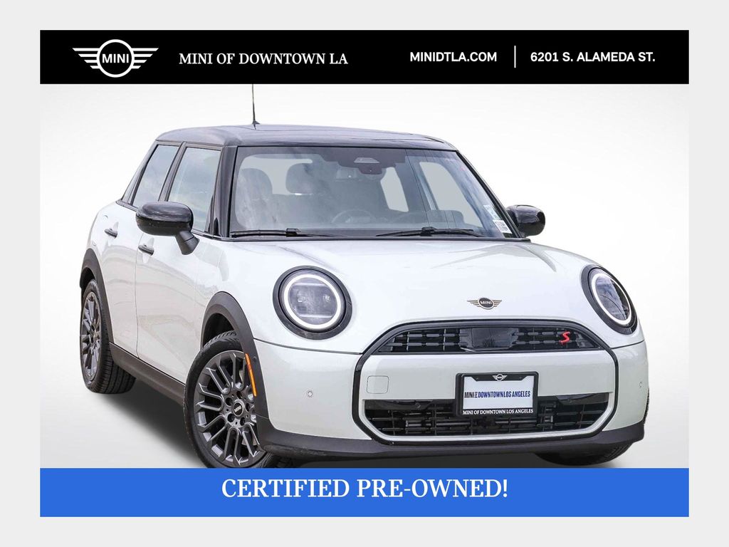 White Metallic 2026 MINI Cooper Hatchback Front-Wheel Drive 7-Speed Automatic