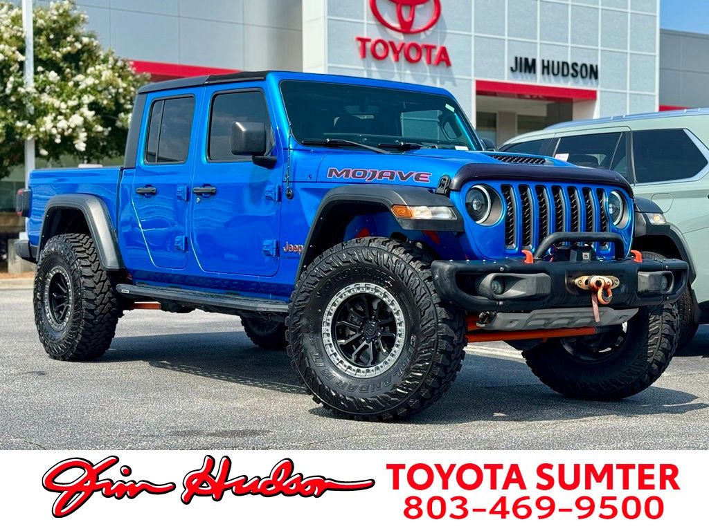 Hydro Blue Pearlcoat 2022 Jeep Gladiator Pickup Truck Four-Wheel Drive 8-Speed Automatic