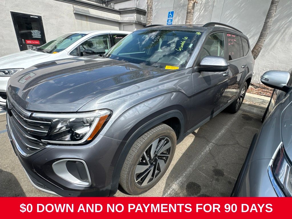 Gray 2025 Volkswagen Atlas SUV / Crossover Front-Wheel Drive 8-Speed Automatic