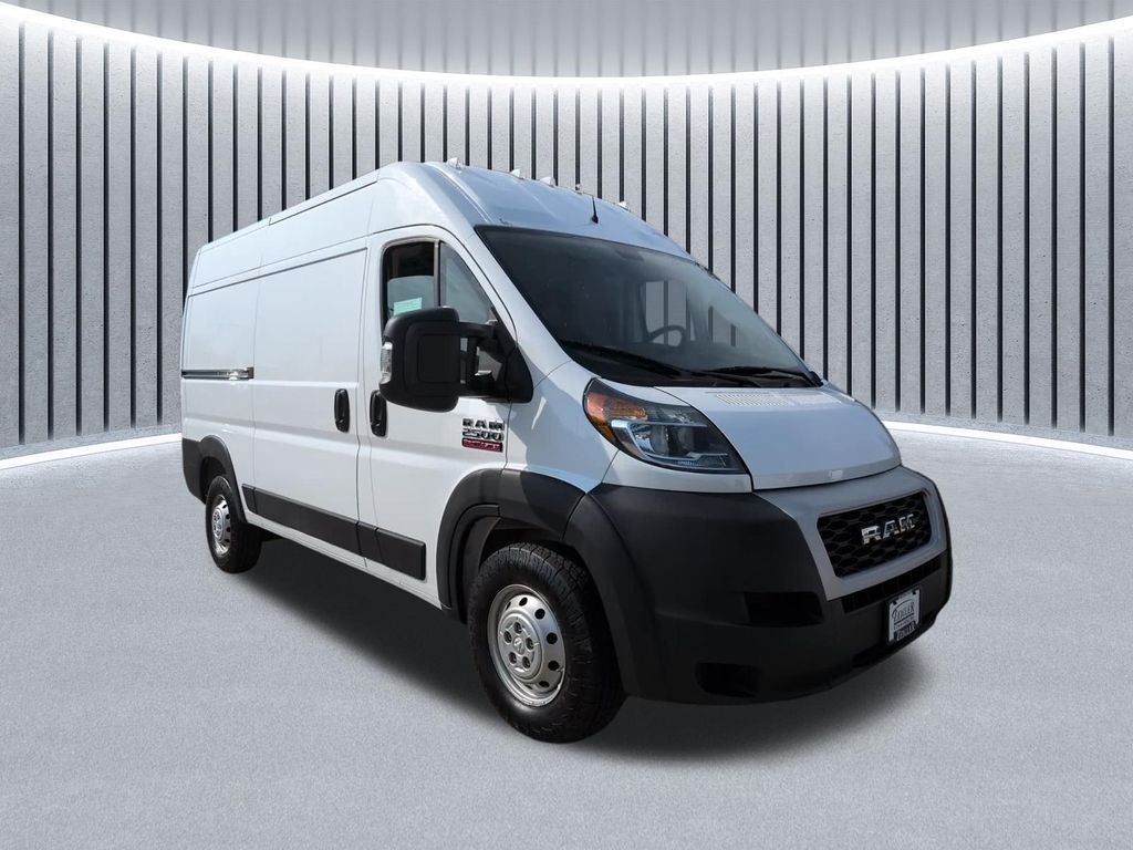 Bright White Clearcoat 2021 RAM ProMaster 2500 136 High Roof Cargo Van FWD Van Front-Wheel Drive 6-Speed Automatic