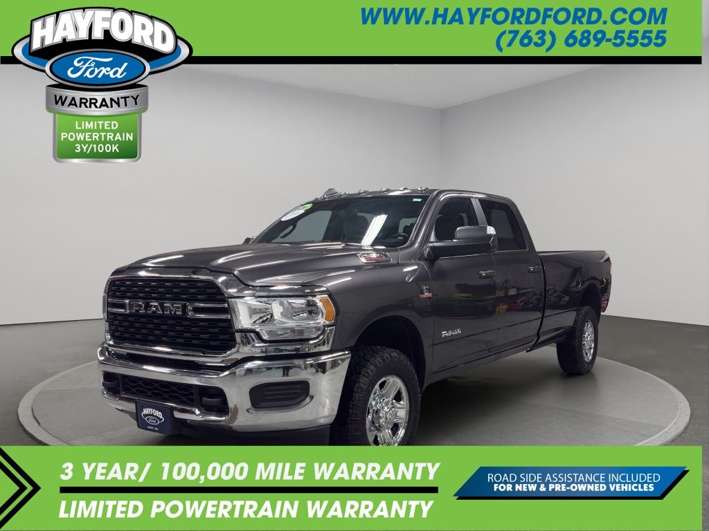 Gray (Granite Crystal Metallic Clearcoat) 2022 RAM 3500 Pickup Truck Four-Wheel Drive 6-Speed Automatic