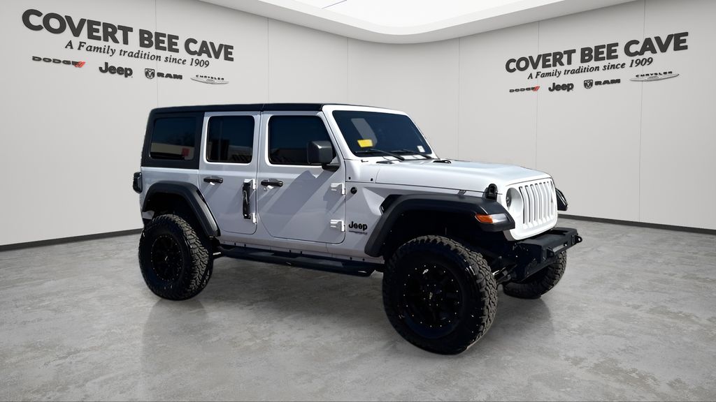 Bright White Clearcoat 2022 Jeep Wrangler Unlimited Sport S 4WD SUV / Crossover Four-Wheel Drive 8-Speed Automatic