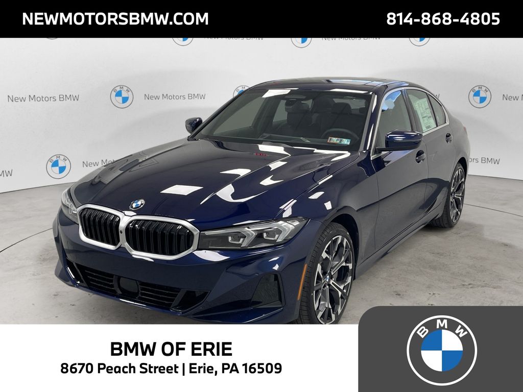 Tanzanite Blue II Metallic 2026 BMW 3 Series Sedan All-Wheel Drive 8-Speed Automatic
