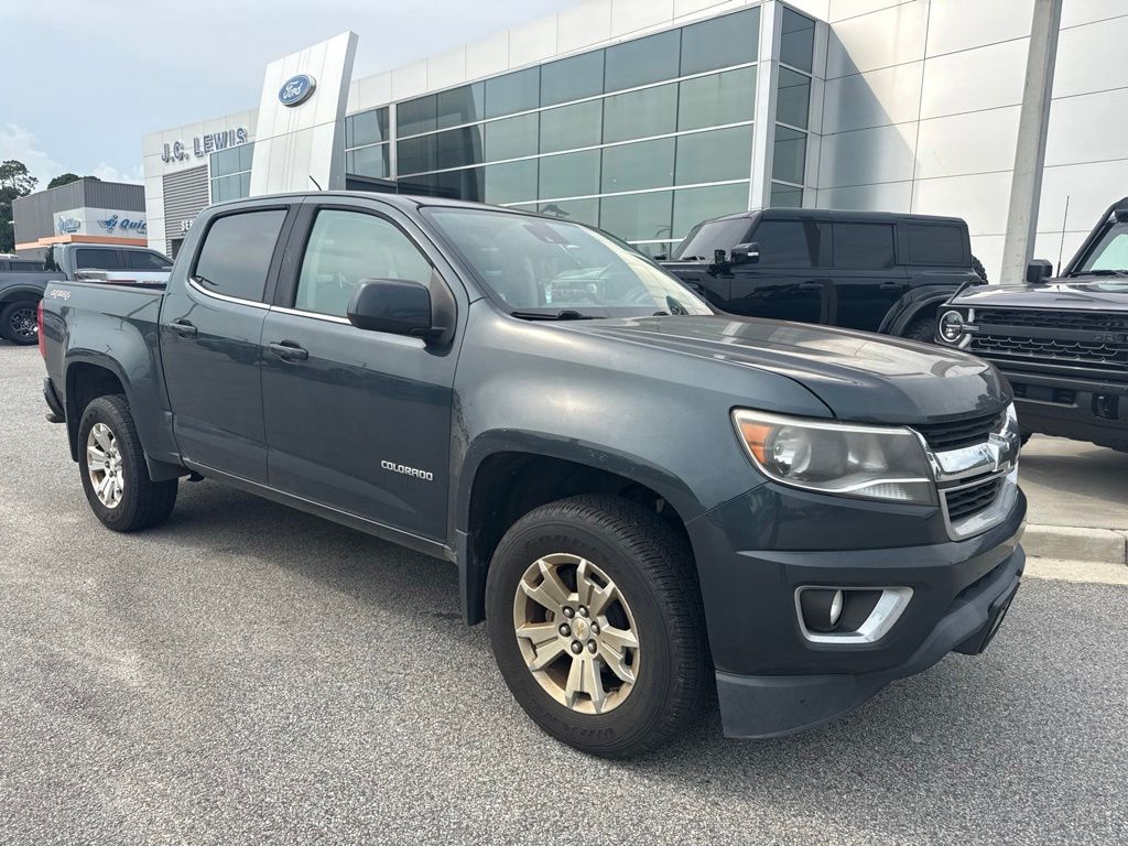 Gray (Graphite Metallic) 2017 Chevrolet Colorado Pickup Truck Four-Wheel Drive 8-Speed Automatic