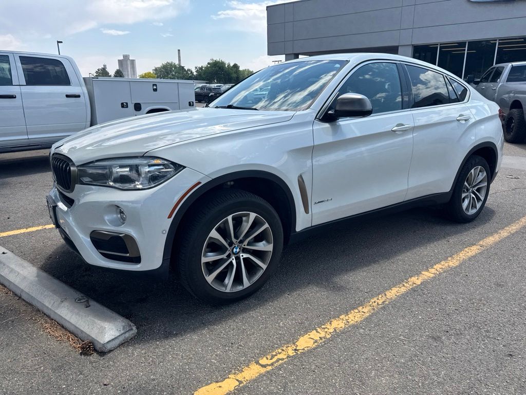 Mineral White Metallic 2019 BMW X6 SUV / Crossover All-Wheel Drive 8-Speed Automatic