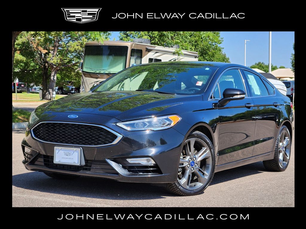 Shadow Black 2017 Ford Fusion Sedan All-Wheel Drive 6-Speed Automatic