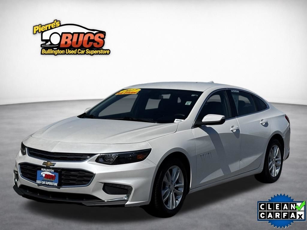Pear 2017 Chevrolet Malibu Sedan Front-Wheel Drive 6-Speed Automatic