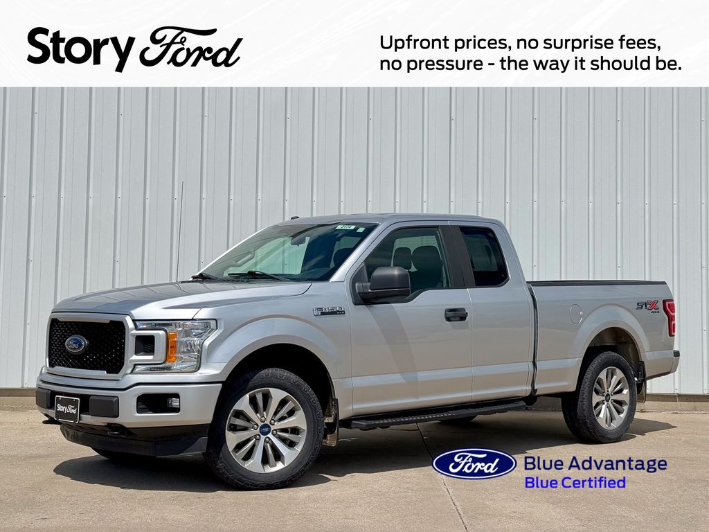 Ingot Silver 2018 Ford F-150 Pickup Truck Four-Wheel Drive Automatic
