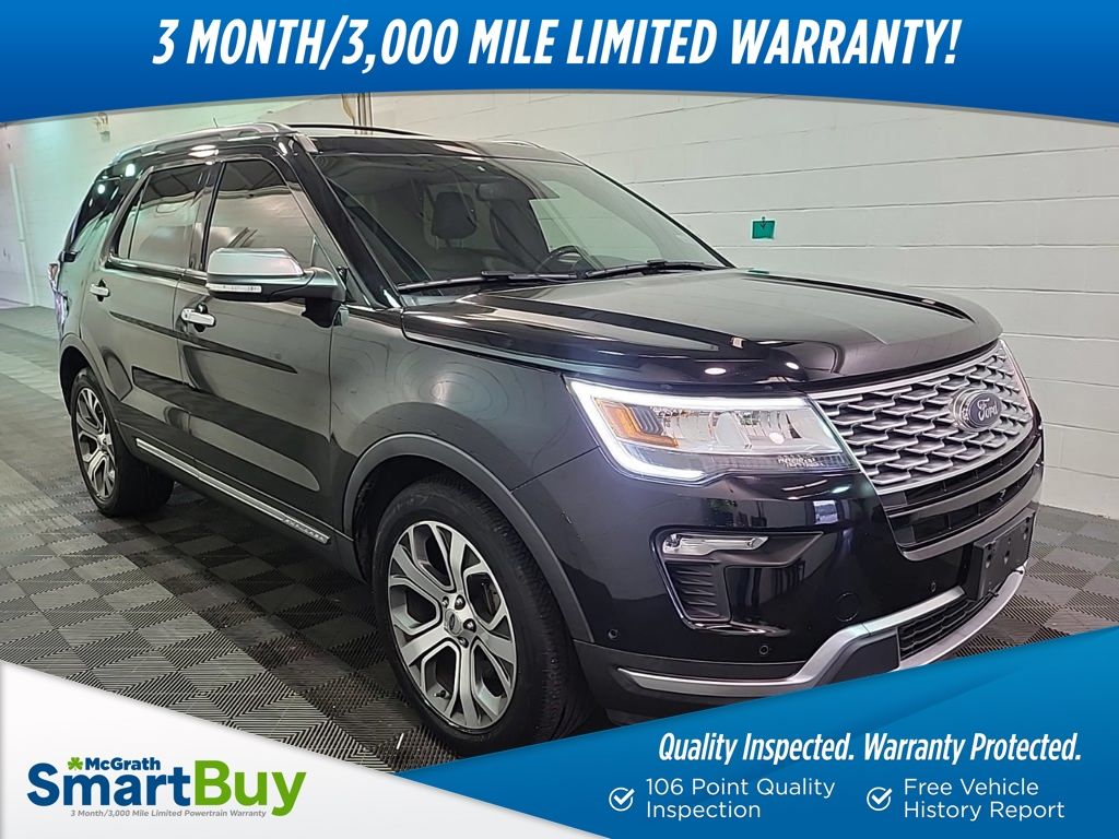 Shadow Black 2018 Ford Explorer SUV / Crossover All-Wheel Drive 6-Speed Automatic
