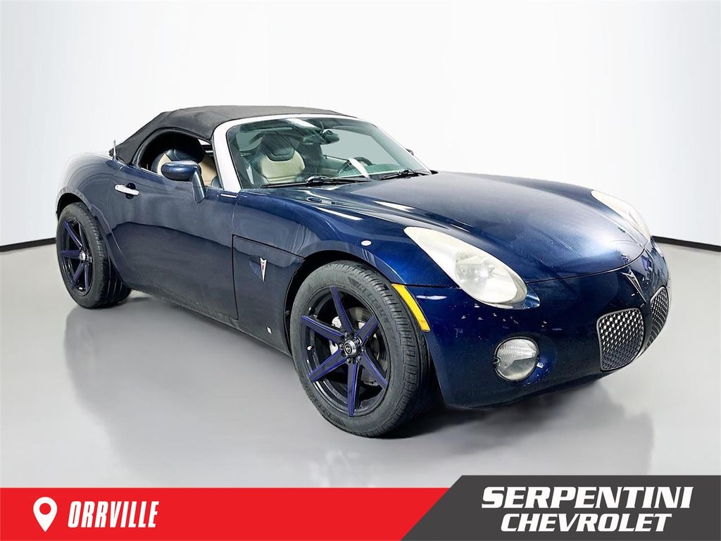 Deep (Dark Blue Metallic) 2007 Pontiac Solstice Base Convertible Rear-Wheel Drive Automatic