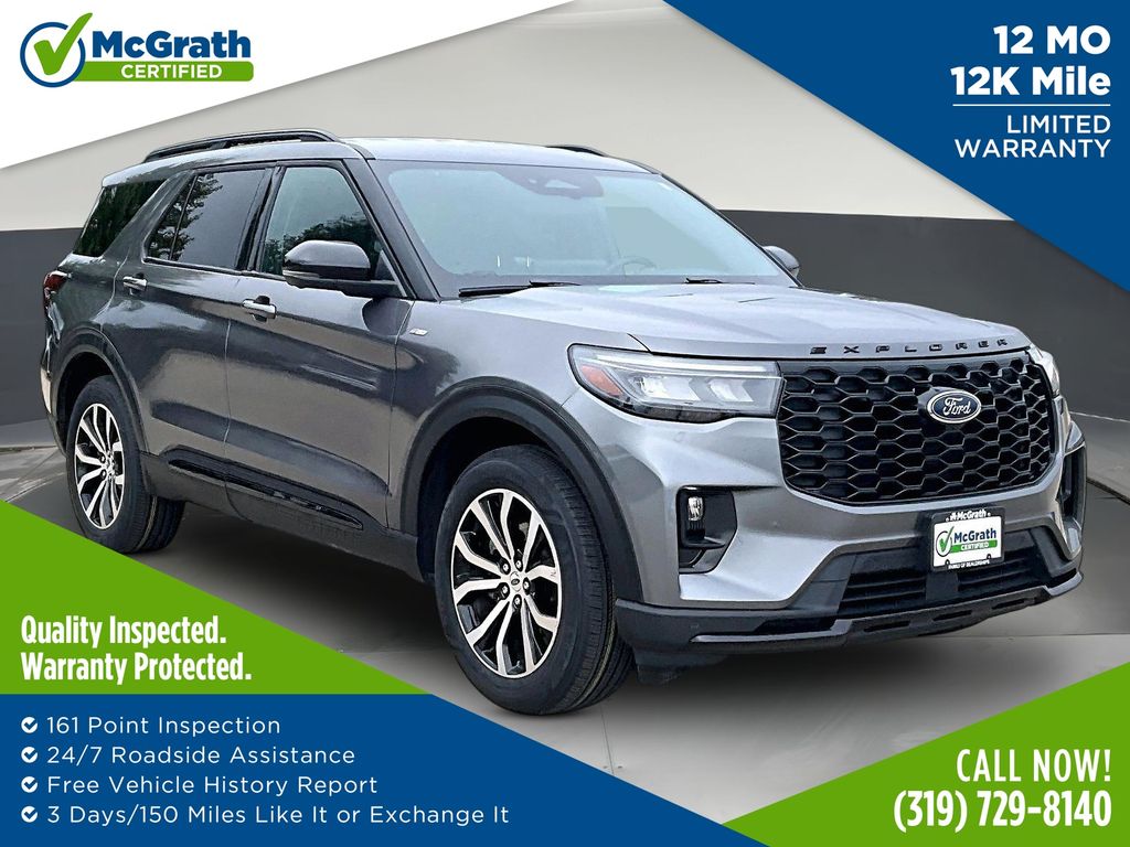 Gray Metallic 2025 Ford Explorer SUV / Crossover All-Wheel Drive Automatic
