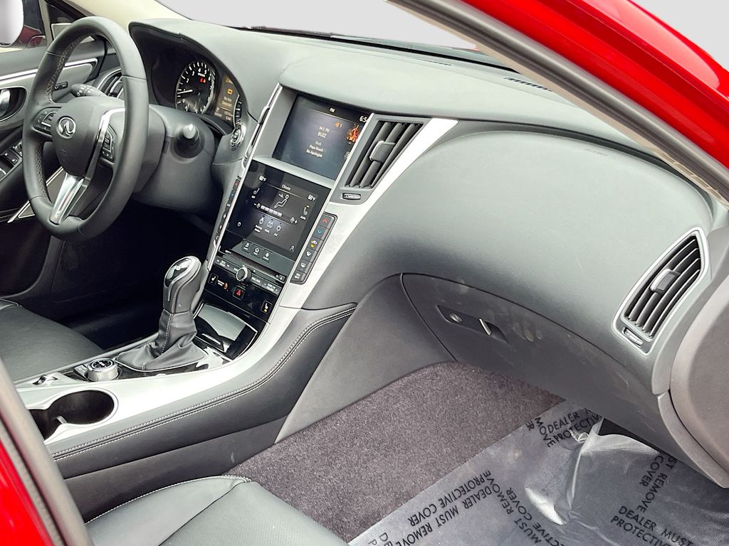 2023 INFINITI Q50 LUXE Red at AutoSavvy Houston Northwest