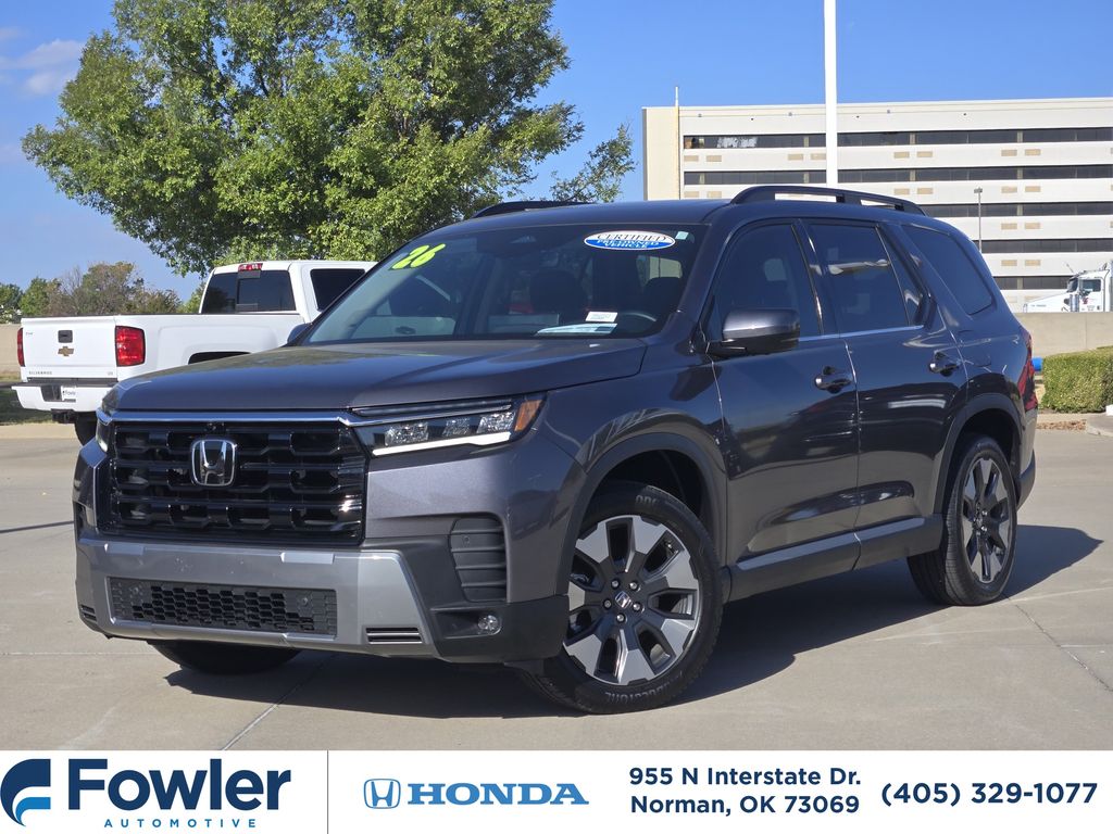 Gray (Modern Steel Metallic) 2026 Honda Pilot SUV / Crossover All-Wheel Drive Automatic
