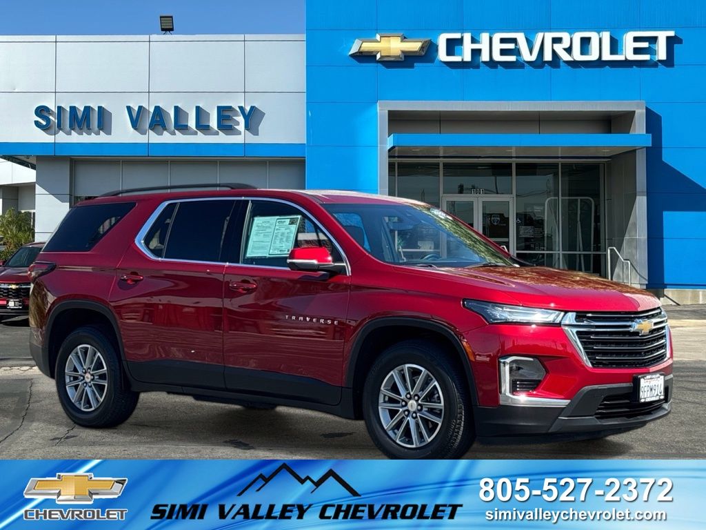Radiant Red Tintcoat 2023 Chevrolet Traverse LT Cloth AWD SUV / Crossover Four-Wheel Drive 9-Speed Automatic