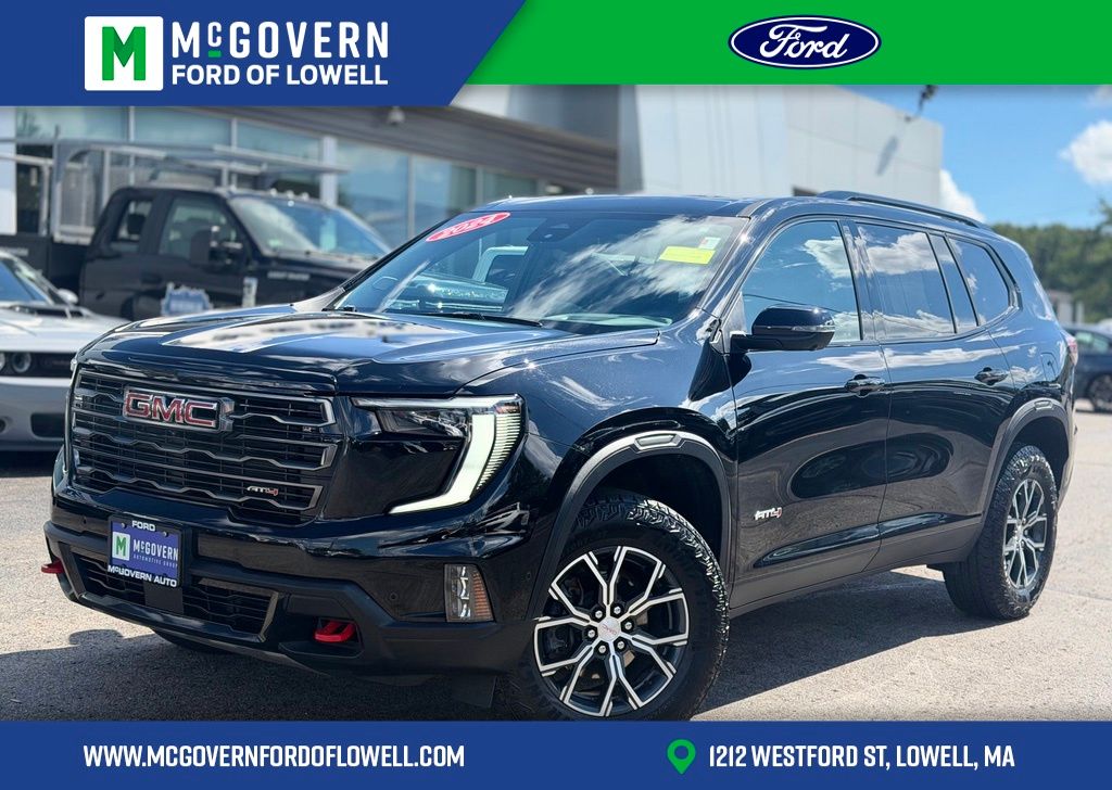 Black (Ebony Twilight Metallic) 2024 GMC Acadia SUV / Crossover Four-Wheel Drive 8-Speed Automatic
